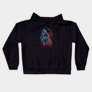 Alien Watercolor Kids Hoodie